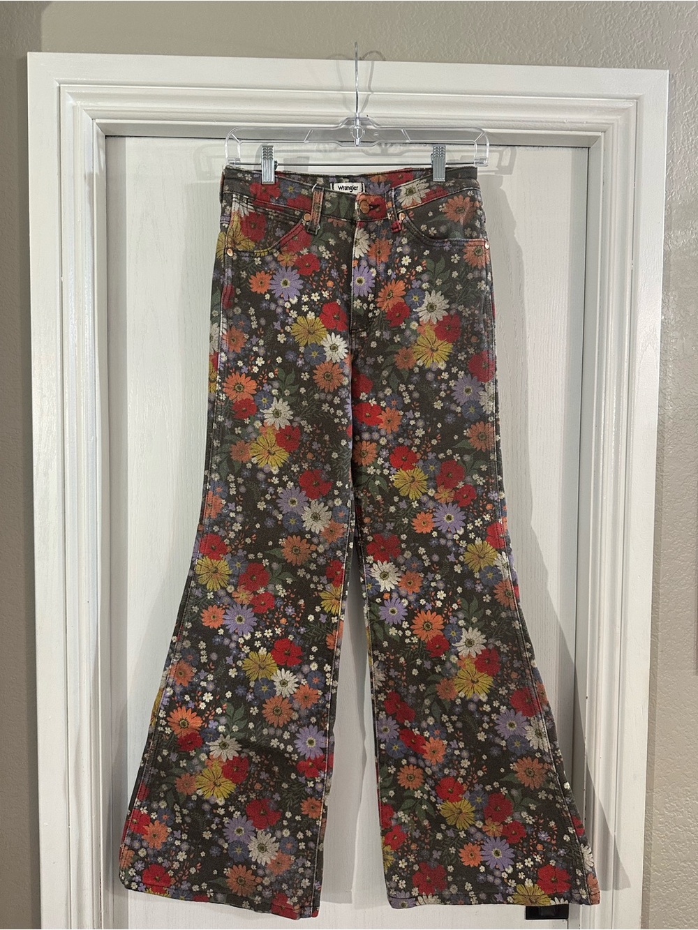 Wrangler Floral Boot-Cut Jeans - Multicolor